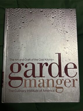 Garde Manger Cookbook — Silver Cover with Maroon Text